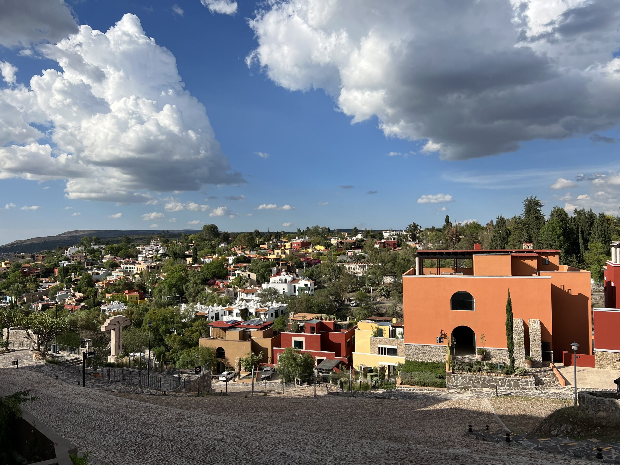 Vista panorámica San Miguel de Allende Capilla de Piedra